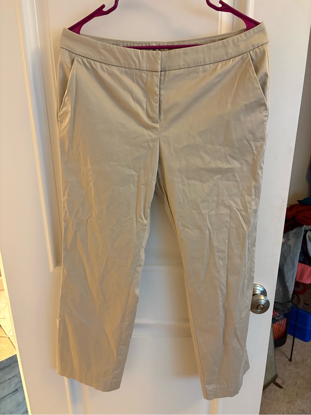 New York & Company khaki crop pants